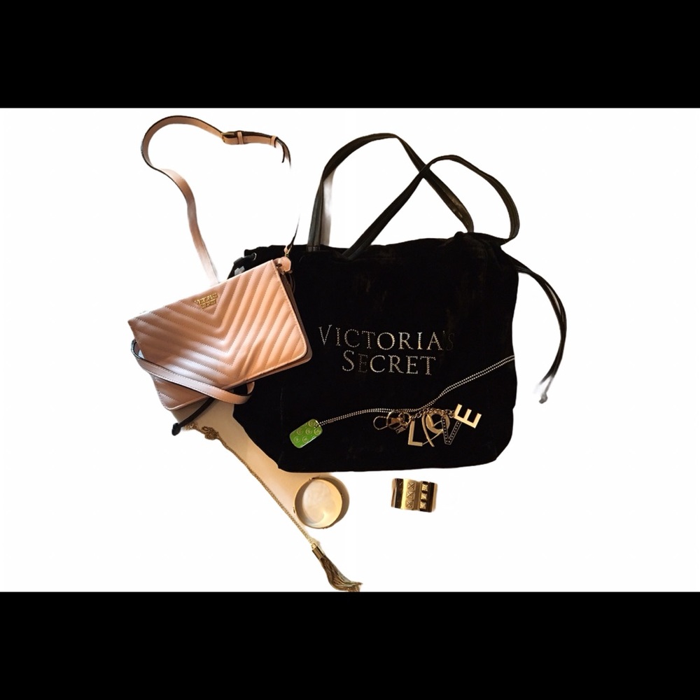 Victoria’s Secret bag purse jewelry lot bundle